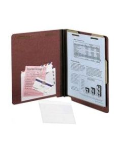 Pendaflex Self-Adhesive Clear Vinyl Pockets - 3in Height x 5in Width - Rectangular - Clear, White - Vinyl - 100 / Box