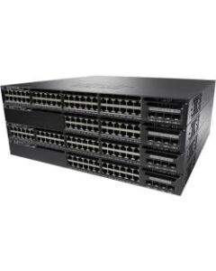 Cisco Catalyst 3650-48P Layer 3 Switch - 48 Ports - Manageable - 10/100/1000Base-T - 4 Layer Supported - 1U High - Rack-mountable, Desktop - Lifetime Limited Warranty