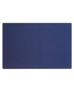 Quartet Oval Office Unframed Fabric Bulletin Board, 48in x 36in, Indigo Blue