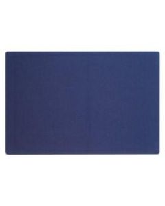 Quartet Oval Office Unframed Fabric Bulletin Board, 48in x 36in, Indigo Blue