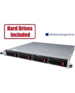 Buffalo TeraStation WS5420RN NAS Storage System - Intel Atom C3338 Dual-core (2 Core) 1.50 GHz - 4 x HDD Supported - 4 x HDD Installed - 16 TB Installed HDD Capacity - 8 GB RAM - Serial ATA/600 Controller