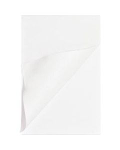 Business Source Plain Memo Pads - 100 Sheets - Plain - Glue - 16 lb Basis Weight - 5in x 8in - White Paper - 12 / Dozen