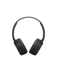 JVC HA-S35BT - Headphones with mic - on-ear - Bluetooth - wireless - black