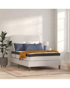 Flash Furniture Capri Comfortable Sleep 12in Foam And Pocket Spring Mattress In a Box, Full, 12inH x 54-1/4inW x 75-1/2inD