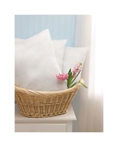 Classic Disposable Pillows, 18in x 24in, White, Bag Of 3 Pillows, Case Of 4 Bags