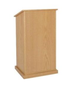 AmpliVox W470 - Chancellor Lectern - 45in Height x 24in Width x 21in Depth - Oak - Solid Wood Veneer