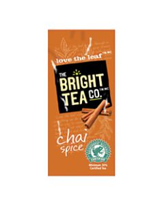 The Bright Tea Co. Chai Spice Tea, Single-Serve Freshpacks, 0.25 Oz, Box Of 100