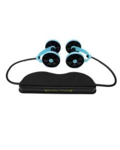 Mind Reader Ab Roller With Handles, Blue