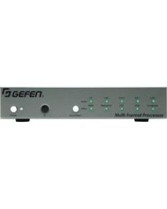 Gefen Multi-Format Processor (EXT-MFP) - Functions: Video Processing, Video Scaling - 1920 x 1080 - VGA - DVI - DisplayPort - USB - Audio Line In - Audio Line Out - 1 Pack - PC, Mac - Rack-mountable
