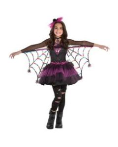 Amscan Miss Wicked Web Girls Halloween Costume, Large