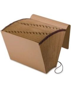 Pendaflex Full-Flap Daily Expanding File, Letter Size, 7/8in Expansion, Brown
