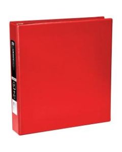 Office Depot Heavy-Duty 3-Ring Binder, 1 1/2in D-Rings, 49% Recycled, Red