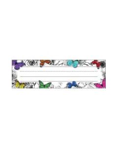 Schoolgirl Style Desk Nameplates, 9-1/2in x 2-7/8in, Woodland Whimsy, Pack Of 36 Nameplates