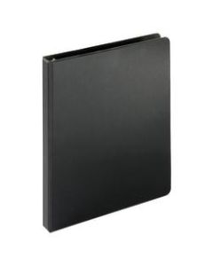 Just Basics Economy Nonview 3-Ring Binder, 1/2in Round Rings, 41% Recycled, Black