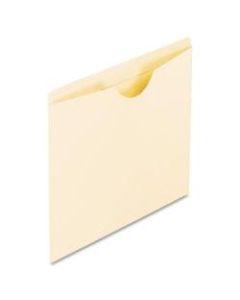 Oxford Reinforced-Top File Jackets, Letter Size, Expansion, Manila, Box Of 100