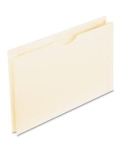 Oxford Reinforced-Top File Jackets, Legal Size, 2in Expansion, Manila, Box Of 50