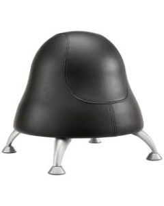 Safco Runtz Ball Chair, Black/Chrome