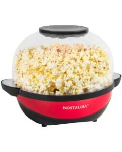 Nostalgia Electrics Stirring Speed Popcorn Popper, Red