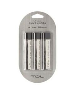 TUL Lead Refills, 0.7 mm, HB Hardness, 30 Leads Per Tube, Pack Of 3 Tubes