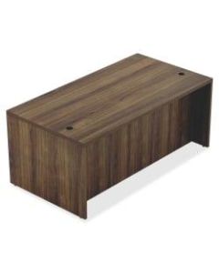 Lorell Chateau Series Shell Desk, 66inW x 30inD, Walnut