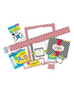 Barker Creek Chevron Designer Classroom Bulletin Board Set, Nautical
