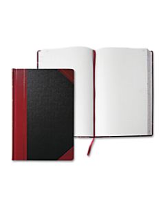 Boorum & Pease Boorum 9 Series Record Rule Account Books - 500 Sheet(s) - Thread Sewn - 8 5/8in x 14 1/8in Sheet Size - Red - White Sheet(s) - Blue, Red Print Color - Black, Red Cover - 1 Each