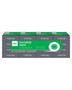Office Depot Brand Office Depot Invisible Tape, 3/4in x 1296in, Clear, Pack of 16 rolls