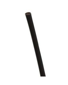 Eco-Products Compostable Straws, Unwrapped, 5-3/4in, 100% Recycled, Black, Case Of 20,000 Straws