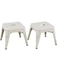 Ace Kids Metal Stools, Beige, Set Of 2 Stools