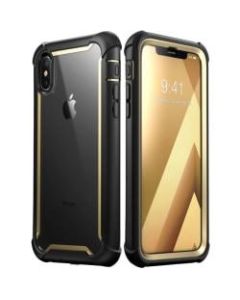 i-Blason Ares iPhone X Case - For Apple iPhone X Smartphone - Gold - Polycarbonate