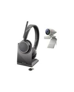 Poly Studio P5 - Web camera - color - 720p, 1080p - audio - USB 2.0 - with Poly Voyager 4220 UC Headset