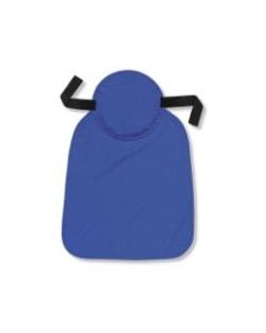 Ergodyne Chill-Its 6717 Evaporative Cooling Hard Hat Pads With Neck Shade, One Size, Blue, Pack Of 24 Pads
