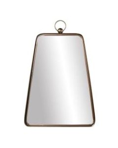 SEI Walsing Trapezoidal Decorative Wall Mirror, 30-1/4inH x 19-3/4inW x 3-1/4inD, Bronze