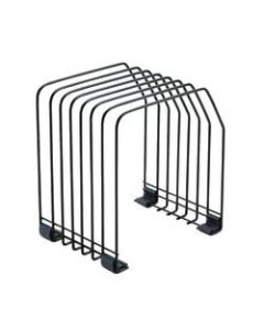 Fellowes 7-Compartment Wire File Organizer, 7 3/8in x 5 7/8in x 8 1/4in, Black