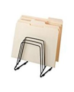 Fellowes Wire Step File II - 5 Compartment(s) - 8.3in Height x 7.3in Width x 6in Depth - Desktop - Black - Steel - 1Each