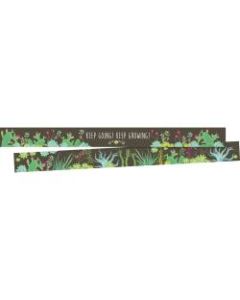 Barker Creek Double-Sided Borders, 3in x 35in, Prickles, 12 Strips Per Pack, Set Of 4 Packs