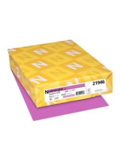 Astrobrights Color Paper, 8.5in x 11in, 24 Lb, Outrageous Orchid, 500 Sheets