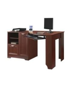 Realspace Magellan 60inW Corner Desk, Classic Cherry