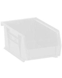 Office Depot Brand Plastic Stack & Hang Bin Boxes, Small Size, 9 1/4in x 6in x 5in, Clear, Pack Of 12