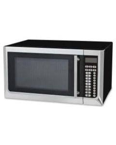 Avanti 1,000-watt Microwave - Single - 11.97 gal Capacity - Microwave - 10 Power Levels - 1000 W Microwave Power - 120 V AC - FuseGlass - Countertop - Black, Stainless Steel