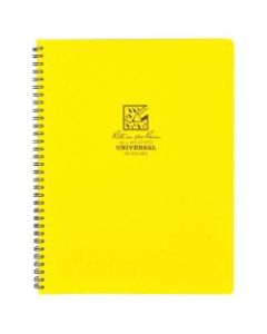 Rite in the Rain All-Weather Spiral Notebooks, Maxi, Side, 8-1/2in x 11-3/4in, 84 Pages (42 Sheets), Yellow, Pack Of 6 Notebooks