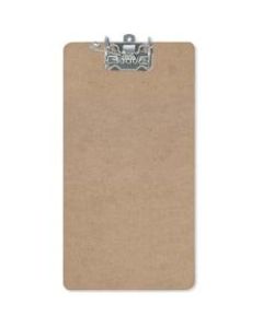 Office Depot Brand Clipboard With Arch Clip, 9in x 15 1/2in, 100% Recycled, Brown