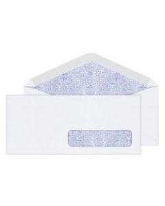 Office Depot Brand #10 Security Envelopes, Right Window, Gummed Seal, White, Box Of 500