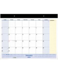 AT-A-GLANCE QuickNotes 13-Month Desk Pad Calendar, 22in x 17in, January 2022 To January 2023, SK70000