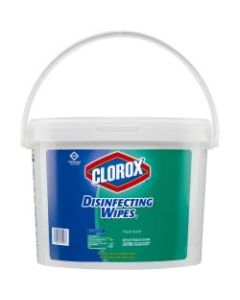 Clorox Commercial Solutions Disinfecting Wipes - Ready-To-Use Wipe - Fresh Scent - 700 / Bucket - 48 / Pallet - White