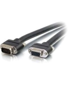 C2G 3ft Select VGA Video Extension Cable M/F - 3 ft VGA Video Cable for Video Device - First End: 1 x HD-15 Male VGA - Second End: 1 x HD-15 Female VGA - Extension Cable - Black