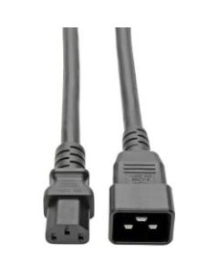 Tripp Lite 7ft PDU Power Cord Cable C13 to C20 Heavy Duty 15A 12AWG 7ft - 15A, 12AWG (IEC-320- C13 to IEC-320-C20) 7-ft."