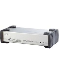 Aten VS164 4-port DVI VGA Splitter-TAA Compliant - 5 x DVI-I Monitor - 1600 x 1200
