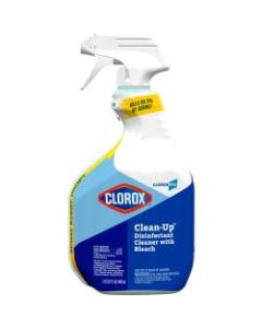 Clorox Disinfectant Cleaner with Bleach Spray - Spray - 32 fl oz (1 quart) - 432 / Pallet - Clear