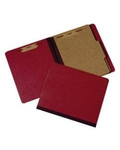Extra Heavy-Duty Classification Folder, Letter Size, 30% Recycled, Red (AbilityOne 7530-00-990-8884)
